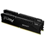 Kingston FURY Beast schwarz DIMM Kit 16GB, DDR5-5200, CL40-40-40, on-die ECC (KF552C40BBK2-16)