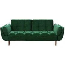 Phoenix Schlafcouch Samt 2-Sitzer Grün