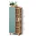 livinity® Marano Midischrank 50 x 128 x 35 cm Blau/Grau