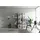 Möbilia Raumteilerregal 120 x 30 x 180 cm Schwarz