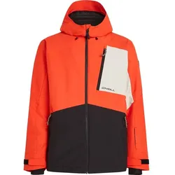 ONEILL Herren Jacke HAMMER BLOCK SNOW JACKET, Paprika Flame Colour Block, L