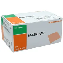 Smith & Nephew Bactigras Tüll Gras 5 x 5 cm 50 St.