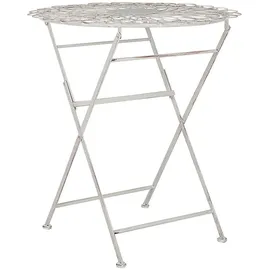 Beliani Gartentisch - Balkontisch, Stiffe (70 cm, Gartenmöbel, Gartentische, Gartentische