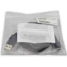 caseroxx USB-Kabel, Datenkabel für Dexcom G6, USB-Kabel als Ladekabel oder zur Datenübertragung in schwarz