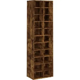 vidaXL Schuhregal 54 x 183 x 34 cm Räuchereiche / braun