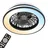 Briloner CCT Deckenventilator 48,5 cm Schwarz