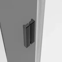 nextrend - gmbh Bernstein Nischendusche mit Schiebetür 100 x 200 cm 8 mm ESG-Sicherheitsglas