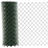 REWWER-TEC Maschendrahtzaun 4500 x 280 cm Grün/Metall