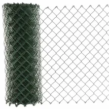 REWWER-TEC Maschendrahtzaun 4500 x 280 cm Grün/Metall