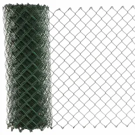 REWWER-TEC Maschendrahtzaun 4500 x 280 cm Grün/Metall