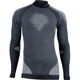 Uyn Evolutyon langarm Funktionsshirt Turtleneck Herren anthrazit melange/nude/avio XXL,