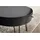 Wohnling Couchtisch Schwarz Mangoholz 60 x 60 x 43 cm