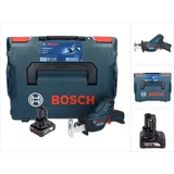 Bosch GSA 12V-14 Professional Akku Säbelsäge 12 V + 1x Akku 6,0 Ah + L-Boxx - ohne Ladegerät