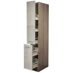 Flex-Well Apothekerschrank »Nepal«, kaschmir glänzend, Spanplatte melaminbeschichtet - beige