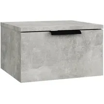 vidaXL Nachtschrank NA 34 x 30 x 20 cm Betongrau