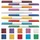 Werola Krepppapier Aquarola färbt nicht ab 32 g/qm 10 Rollen 50,0 x 250,0 cm