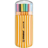 Stabilo point 88 Zebrui Fineliner farbsortiert 0,4 mm, 20