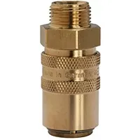 Riegler Temperierkupplung DN 6 mit Außengewindeanschluss, M14x1,5 gerade