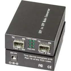 EFB Elektronik EL031 Netzwerk Medienkonverter 1000 Mbit/s Schwarz, Data Converter