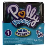 Polly Pocket Spielfigur Mattel Polly Pocket GKJ69 Sand Secrets Spielsand, (Set, 5-tlg., Überraschungsset) bunt