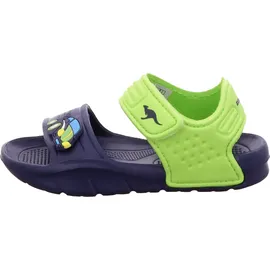 KangaROOS Kangaswim Ii Sandale, Dk Navy Lime, 26 EU