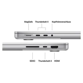 Apple MacBook Pro 14 2024 M4 Max 36 GB RAM 1 TB SSD 32-Core GPU Silber
