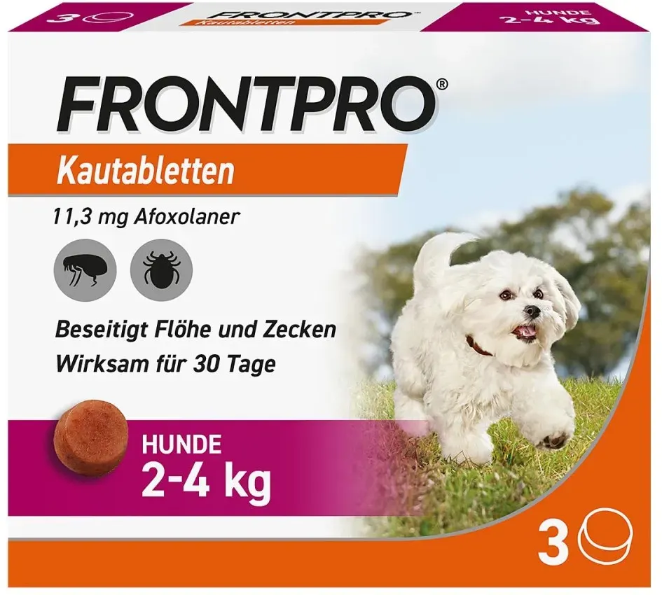 FRONTPRO Kautabletten Hund 2-4 kg