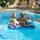 BESTWAY Luftmatratze Blissful Drifter mit Textilbezug 200 x 129 cm
