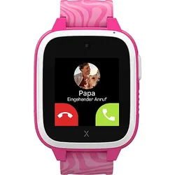 XPLORA XGO3 2. Generation, inkl. Freenet SIM Kinder Smartwatch Silikon, Langer Teil: 112 x 20 mm, kurzer 83 Pink