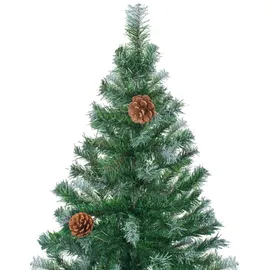 vidaXL Künstlicher Weihnachtsbaum mit Tannenzapfen 180 cm