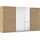 Rauch Schwebetürenschrank CORTONA 360 x 210 x 62 cm Braun