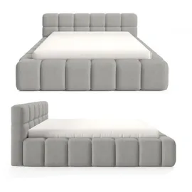 dekori.interiors NUBO Premium 180 x 200 cm Grau