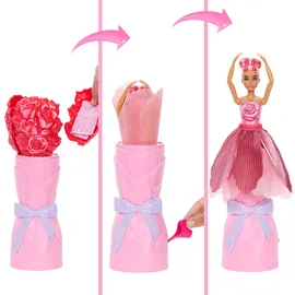 Barbie Flower Surprise Puppe - rote Rose