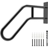 MOOTACO Handläufe für Außentreppen, Wandhalterung Handlauf Treppe, Treppenhandgeländer für 1 bis 3 Stufen, Geländer, U-förmiger Sicherheitsgriff Handlauf für Garage, Garten, Veranda, Innen und Auße