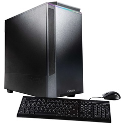 CAPTIVA Business-PC "Workstation I75-777", schwarz, ohne Betriebssystem, 64 GB RAM 1000 GB SSD, Computer