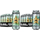 Rockstar Energy Drink Watermelon Kiwi Zero Sugar (12 x 500ml) + Rockstar Energy Drink Waldmeister Zero Sugar (12 x 500ml)