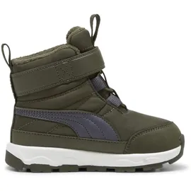 Puma Evolve Puretex AC+ Baby-Winterstiefel 04 dark olive/galactic gray/white 27