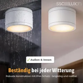 SSC-LUXon CELI-WX 4x rund weiß Aluminium
