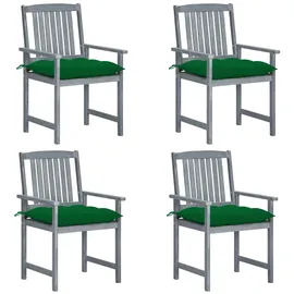 vidaXL Gartenstuhl-Set 4 St. 4 x 56 x 88 cm Braun