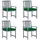 vidaXL Gartenstuhl-Set 4 St. 4 x 56 x 88 cm Braun