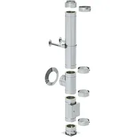 FireFix Edelstahlschornstein 180 mm Ø silber