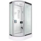 AcquaVapore Dampfdusche Sauna Dusche Duschkabine D60-70M3L-EC 120x80cm MIT 2K Scheiben Versiegelung