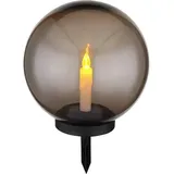GLOBO Solarleuchte Kunststoff 1XLED 0 lm schwarz