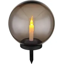 GLOBO Solarleuchte Kunststoff 1XLED 0 lm schwarz