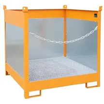 Bauer Südlohn Fass-Stapelpalette FSP-4 G, lackiert, Gelborange