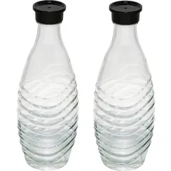 Sodastream Crystal Penguin Doppelpack Glaskaraffen 0,7L