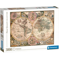 Clementoni Old Map Puzzlespiel (e) Landkarten (3000 Teile)