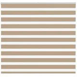 vidaXL Doppelrollo 160 x 150 cm Zebra/Sandbraun
