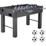 Vevor Tischfußballtisch in Standardgröße (1372 x 737 x 878 mm), Indoor-Kickertisch für Zuhause, Familie und Spielzimmer, langlebiges Set, inkl. 4 Bällen & Punktezähler & 2 Getränkehaltern