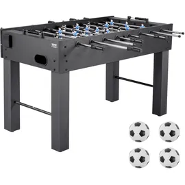 Vevor Tischfußballtisch in Standardgröße (1372 x 737 x 878 mm), Indoor-Kickertisch für Zuhause, Familie und Spielzimmer, langlebiges Set, inkl. 4 Bällen & Punktezähler & 2 Getränkehaltern